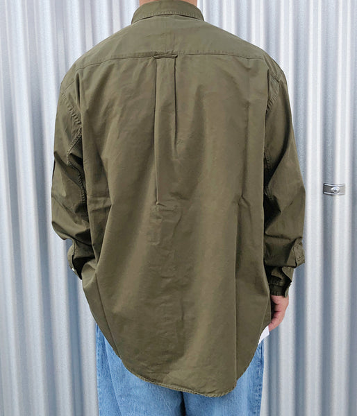 DESCENDANT/KENNEDY’S TWILL LS SHIRT (OLIVE DRAB)