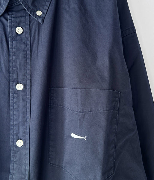 DESCENDANT/KENNEDY’S TWILL LS SHIRT (NAVY)