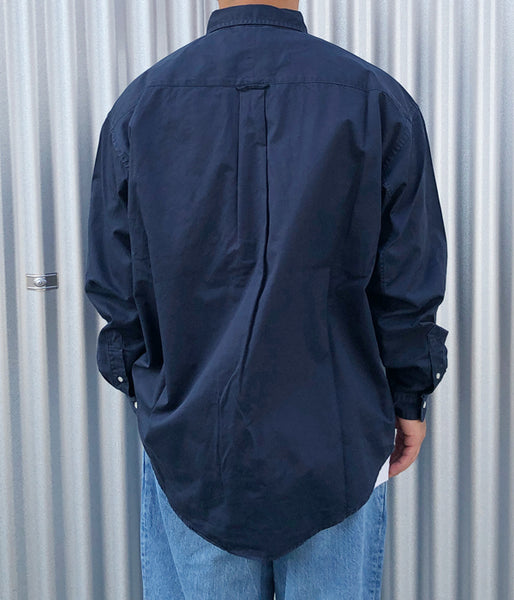 DESCENDANT/KENNEDY’S TWILL LS SHIRT (NAVY)