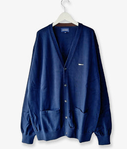 DESCENDANT/NURSE KNIT CARDIGAN (NAVY)