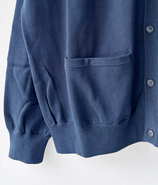 DESCENDANT/NURSE KNIT CARDIGAN (NAVY)