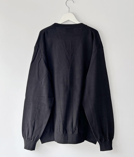 DESCENDANT/NURSE KNIT CARDIGAN (BLACK)