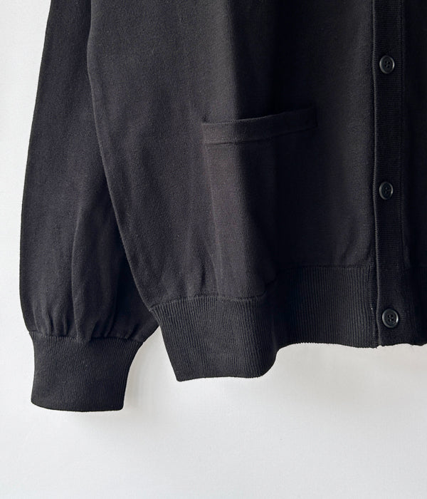 24AW DESCENDANT NURSE Knit CARDIGAN 4 黒 DESCENDANT/NURSE KNIT CARDIGAN (BLACK)