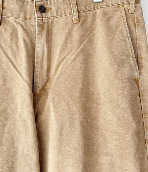 DESCENDANT/DET DOUBLE KNEE TROUSERS (BEIGE)