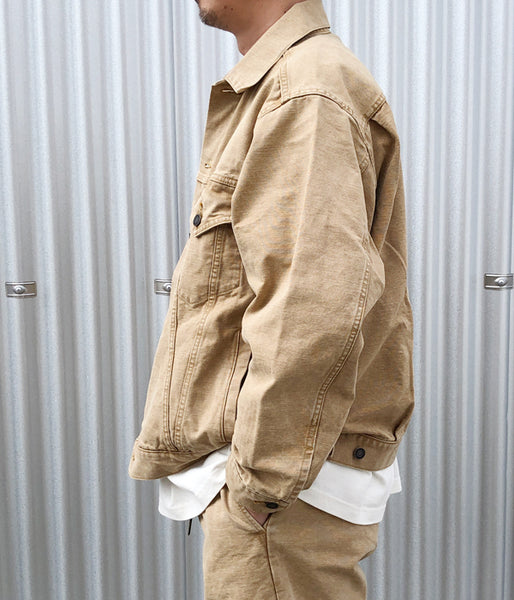 DESCENDANT/DALLAS DUCK JACKET (BEIGE)