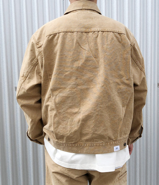 DESCENDANT/DALLAS DUCK JACKET (BEIGE)