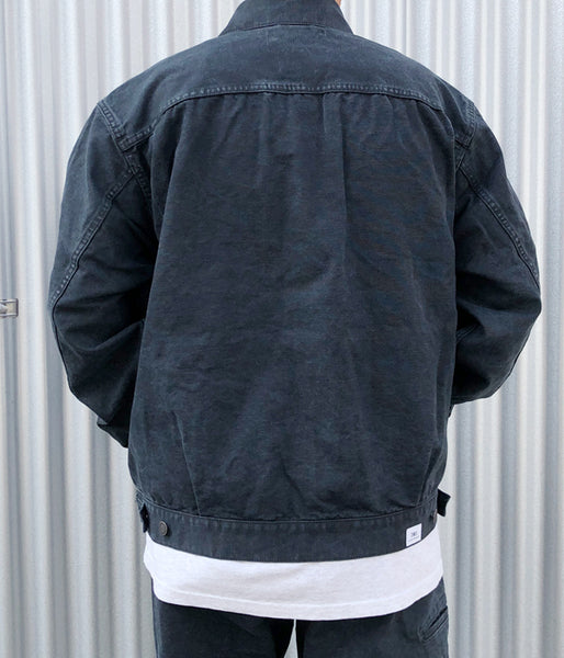 DESCENDANT/DALLAS DUCK JACKET (BLACK)