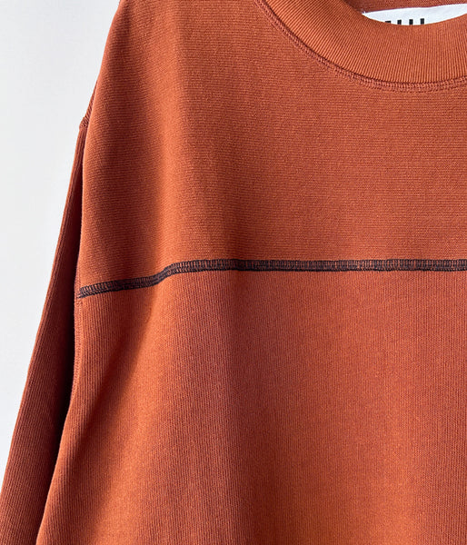 MHL./HEAVYWEIGHT AIR COTTON JERSEY OP (RUST)