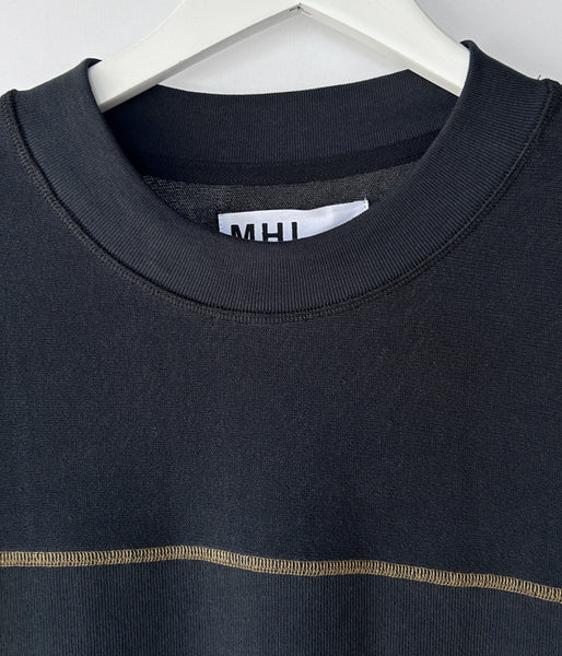 MHL./HEAVYWEIGHT AIR COTTON JERSEY OP (BLACK)