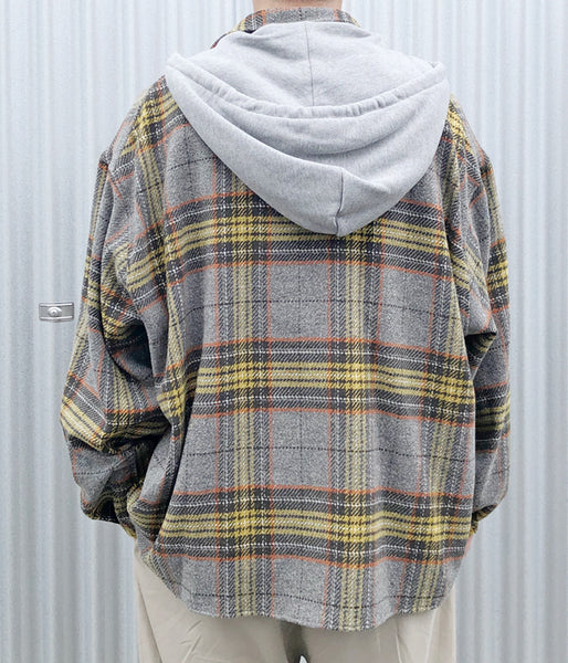 DIGAWEL/HOODIE SHIRT (GRAY)