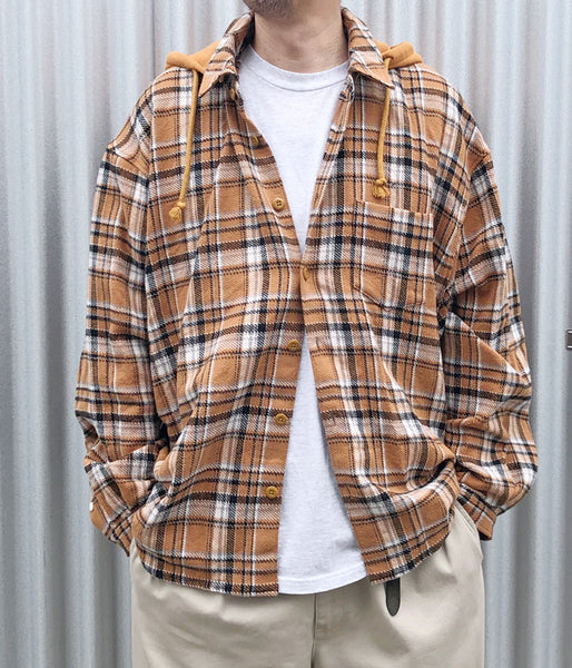 DIGAWEL/HOODIE SHIRT (L.BROWN)