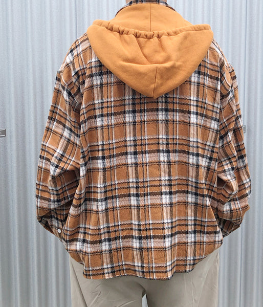 DIGAWEL/HOODIE SHIRT (L.BROWN)