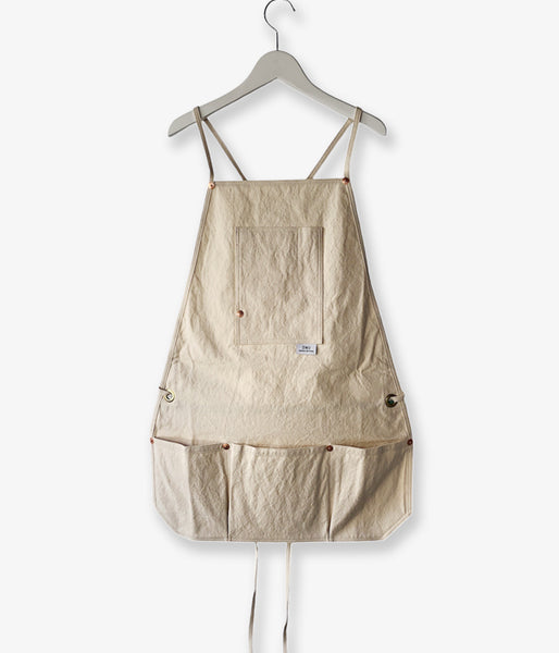 DESCENDANT/WORK APRON raregem (WHITE)