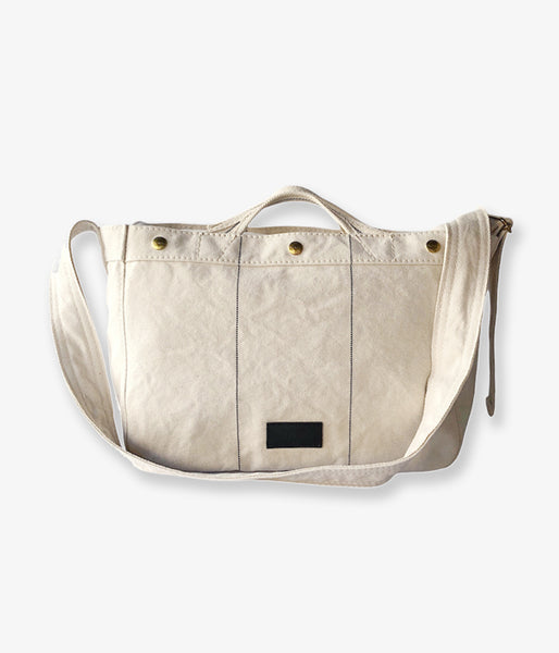 DESCENDANT/SHOULDER BAG raregem (WHITE)