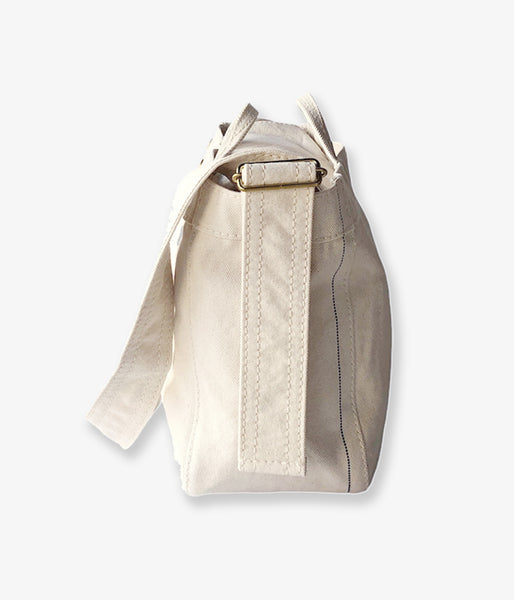 DESCENDANT/SHOULDER BAG raregem (WHITE)