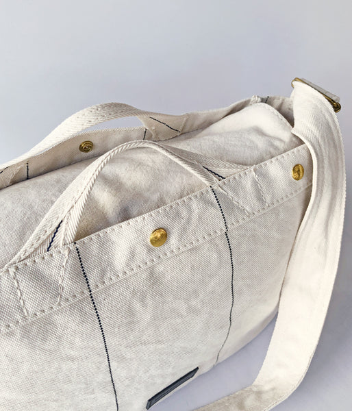 DESCENDANT/SHOULDER BAG raregem (WHITE)