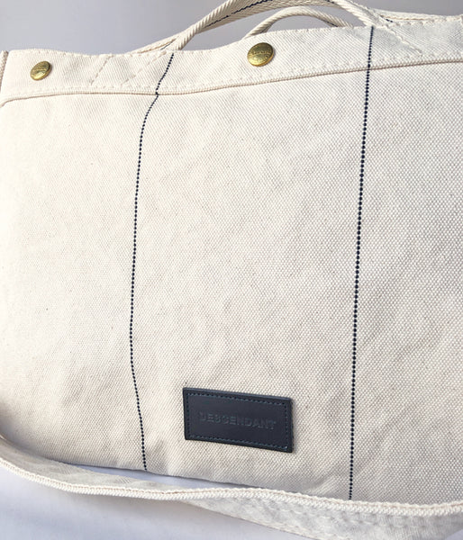 DESCENDANT/SHOULDER BAG raregem (WHITE)