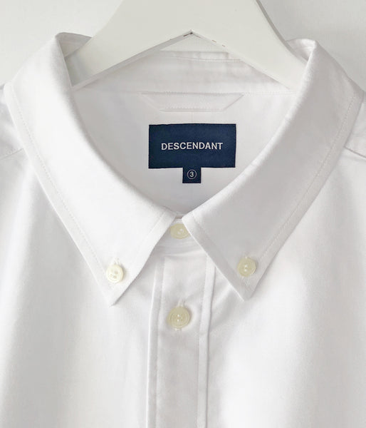 DESCENDANT/KENNEDY’S OXFORD LS SHIRT (WHITE)