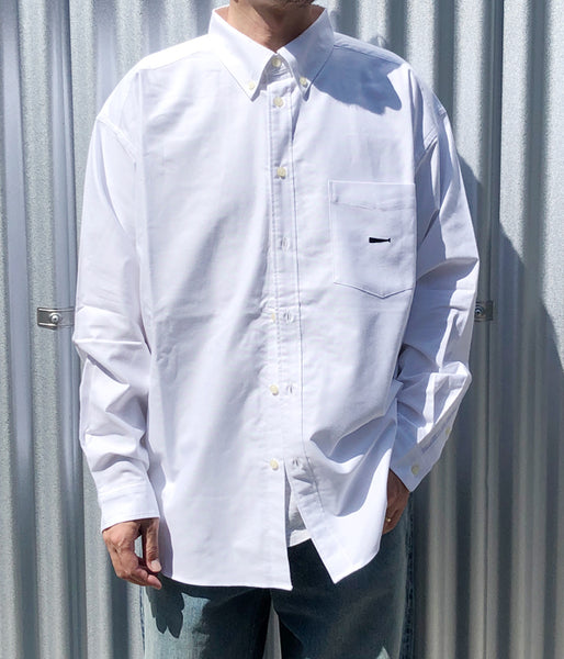 DESCENDANT/KENNEDY’S OXFORD LS SHIRT (WHITE)