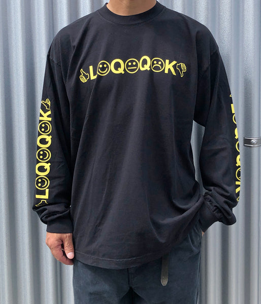 LQQK Studio/LQQK L/S TEE (BLACK)