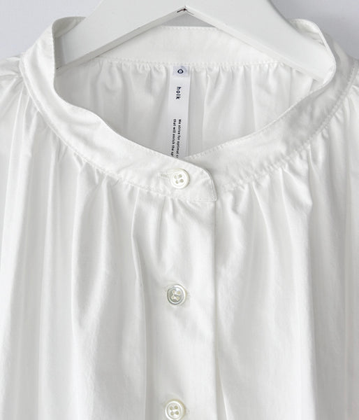 holk/SMOCK DRESS (WHITE)