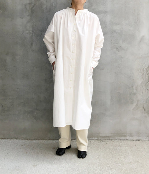 holk/SMOCK DRESS (WHITE)