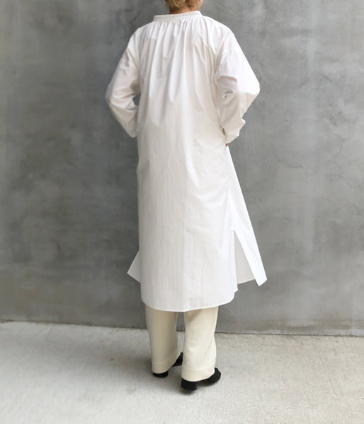 holk/SMOCK DRESS (WHITE)