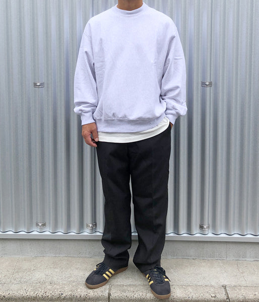 blurhms ROOTSTOCK/SOFT&HARD CREW-NECK P/O BIG (HeatherWhite)