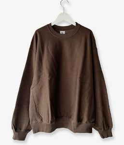 blurhms ROOTSTOCK/SOFT&HARD CREW-NECK P/O BIG (KhakiBrown)