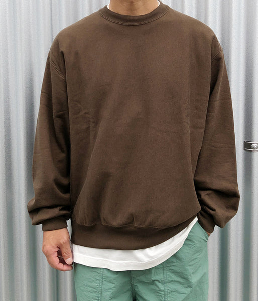 blurhms ROOTSTOCK/SOFT&HARD CREW-NECK P/O BIG (KhakiBrown)