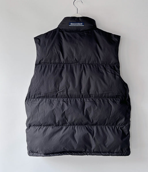 DESCENDANT/MUMMY PADDING VEST THINSULATE (BLACK)