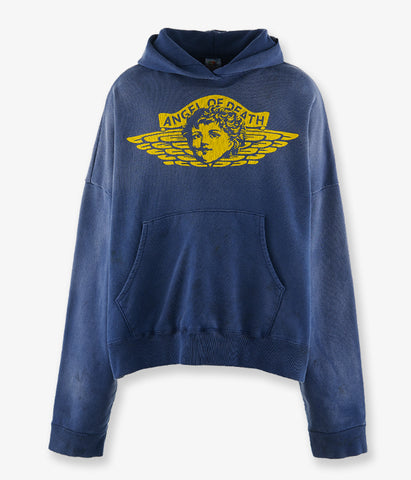 SAINT MICHAEL/HOODIE/ANGEL/NAVY