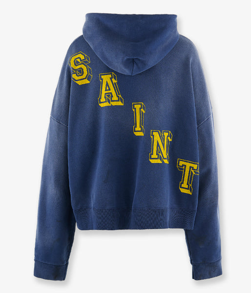 SAINT MICHAEL/HOODIE/ANGEL/NAVY