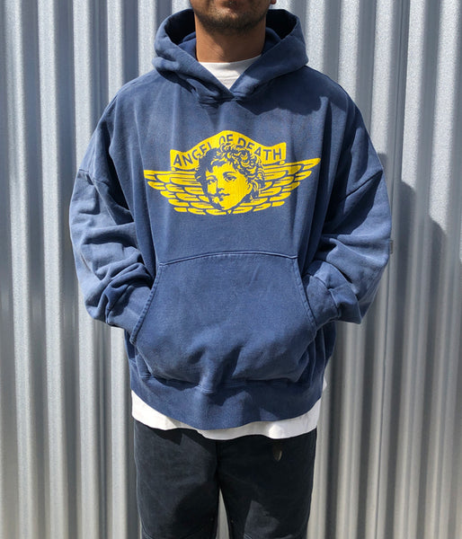 SAINT MICHAEL/HOODIE/ANGEL/NAVY