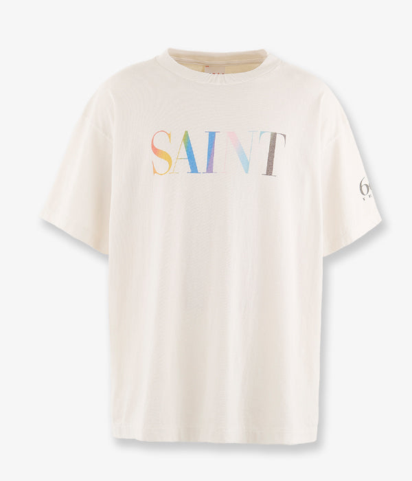 SAINT MICHAEL/SS TEE/RAINBOW SAINT/WHT