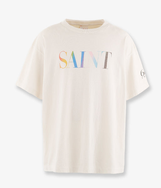 SAINT MICHAEL/SS TEE/RAINBOW SAINT/WHT