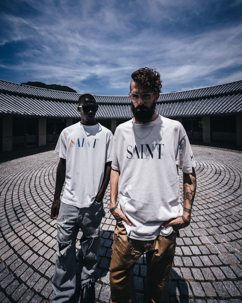 SAINT MICHAEL/SS TEE/RAINBOW SAINT/WHT