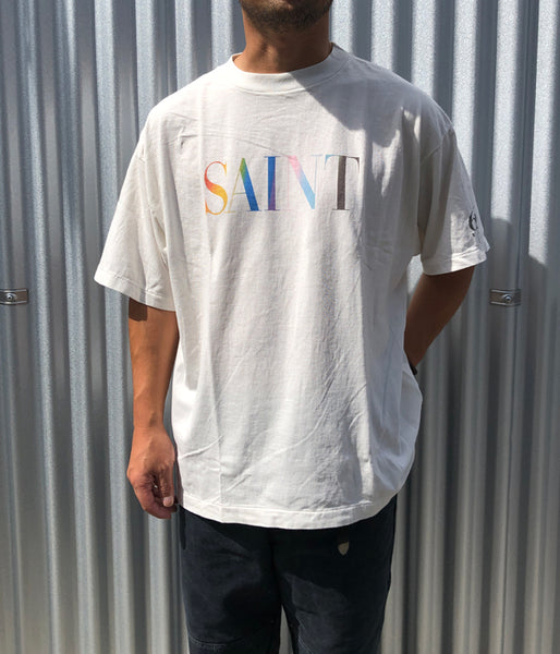 SAINT MICHAEL/SS TEE/RAINBOW SAINT/WHT