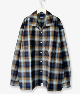 DESCENDANT/MILPITAS PLAID LS SHIRT (BROWN)