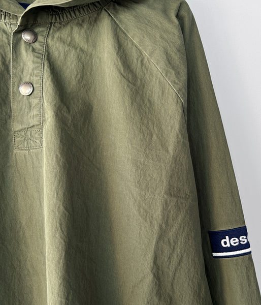 DESCENDANT/MOLE HOODED LS SHIRT (OLIVE DRAB)