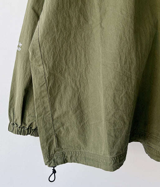 DESCENDANT/MOLE HOODED LS SHIRT (OLIVE DRAB)