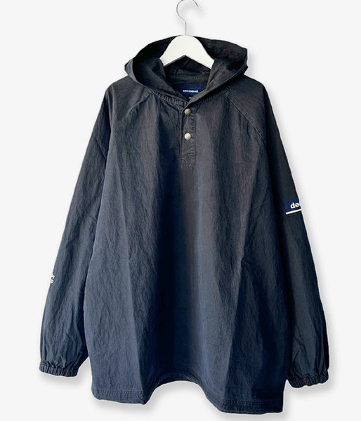 DESCENDANT/MOLE HOODED LS SHIRT (BLACK)