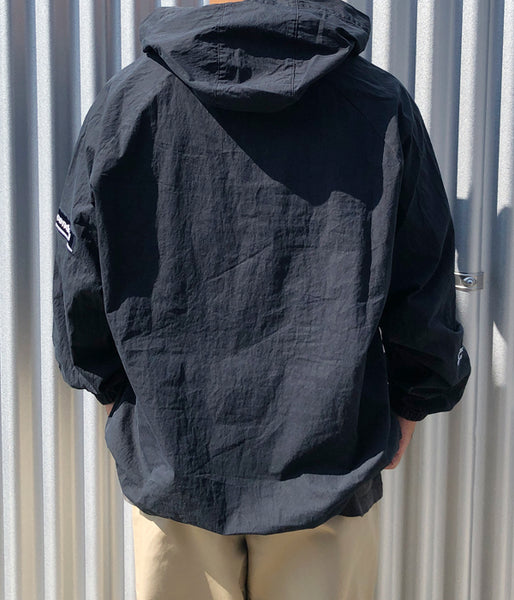 DESCENDANT/MOLE HOODED LS SHIRT (BLACK)