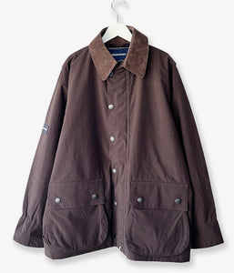 DESCENDANT/GAME NYLON JACKET (BROWN)