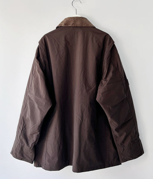 DESCENDANT/GAME NYLON JACKET (BROWN)