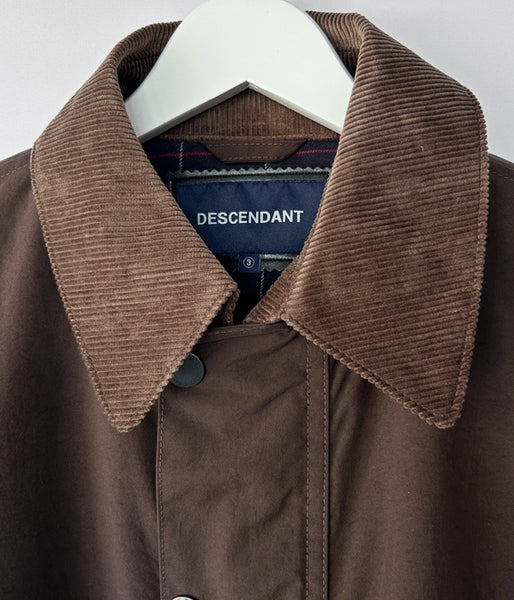 DESCENDANT/GAME NYLON JACKET (BROWN)