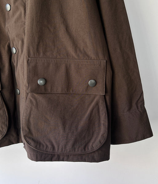 DESCENDANT/GAME NYLON JACKET (BROWN)