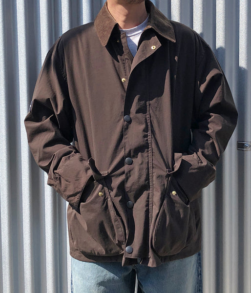 DESCENDANT/GAME NYLON JACKET (BROWN)