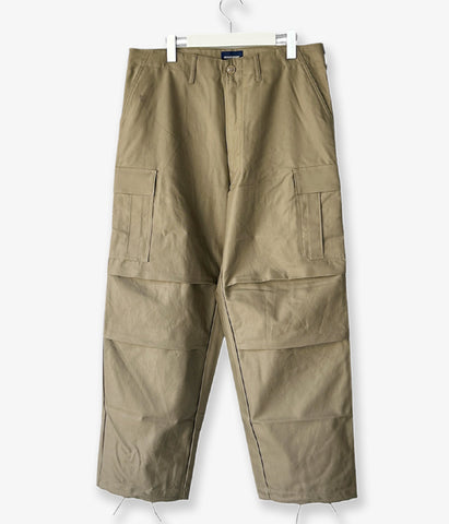 DESCENDANT/BUCKET CARGO TROUSERS (BEIGE)