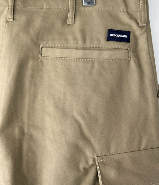 DESCENDANT/BUCKET CARGO TROUSERS (BEIGE)